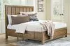 Ashley Furniture B974B9 Cabalynn - California King Panel Bed With Storage - Light Brown