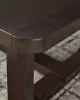 Ashley Furniture T856-1 Breckington - Rectangular Cocktail Table - Dark Brown