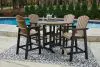 Ashley Furniture P211/613/130(2) Fairen Trail - 5 Pc. - Dining Set with 4 Chairs - Black / Driftwood