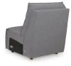 Ashley Furniture 65906S47 Ashley Furniture 65906S47 Modmax II - 8-Piece Power Reclining Sectional With LAF Press Back Power Chaise And Console - Salt And Pepper