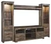 Ashley Furniture W446W2 Ashley Furniture W446W2 Trinell - 4 Pc. - Entertainment Center - 63