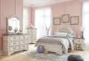 Ashley Furniture B743B14 Realyn - Full Panel Bed - Chipped White