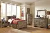 Ashley Furniture B446B17 Trinell - Twin Bookcase Bed With 2 Storage Drawers - Brown