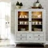 Liberty Furniture 661W-CH5468 Whitney - Display Cabinet - Antique Linen / Weathered Gray