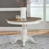 Liberty Furniture 303W-CD-PED Ocean Isle - Pedestal Table - Antique White
