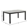 New Classic D400-10 Celeste - Dining Table - Espresso