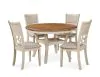 New Classic D1763-50S-BSQ New Classic D1763-50S-BSQ Mitchell - 5 Piece Dining Set - Bisque / Brown