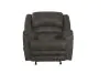 Jackson Furniture Industries 41072-1176/18-1276/18 Hayden - Fabric Chaise Rocker Recliner With Heat / Massage & Oversize Xtra Comfort Footrest - Dark Brown