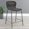 CoasterEssence 192039 Mckinley - Faux Rattan Metal Counter Chair (Set of 2) - Brown