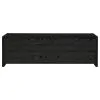 CoasterEssence 700645 Alton - 3-Drawer Engineered Wood TV Stand - Black Oak