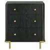 Coaster Fine Furniture 224330KE-S4 Arini - 4 Piece Eastern King Bedroom Set - Black And Natural