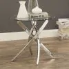 Furniture of America CM4241E-TABLE Laila - End Table - Pearl Silver