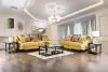 Furniture of America SM2201-SF Viscontti - Sofa - Gold / Gray