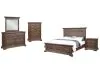 New Classic 00-658-15C New Classic 00-658-15C Mar Vista - 6/6 Eastern King 5 Piece Bedroom Set (Bed & Dresser & Mirror & Nightstand & Chest) - Walnut