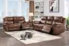 New Classic 20-5985B-2NP Ryland - Manual 2 Piece Sofa & Loveseat - Brown
