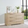 Coaster Fine Furniture 225083 Ladera - 6-Drawer Bedroom Dresser - Light Elm