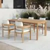 New Classic 60-G5511-5SW New Classic 60-G5511-5SW Wesley - 5 Piece Patio Dining Set (Table With 4 Chairs) - Brown / White