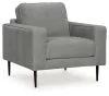 Ashley Furniture 41102/20/14 Hazela - 2 Pc. - Chair, Ottoman - Charcoal