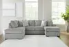 Ashley Furniture 52906S2 Ashley Furniture 52906S2 Casselbury - 2-Piece Sectional With Laf Corner Chaise - Cement