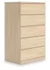 Ashley Furniture EB9632-245 Ashley Furniture EB9632-245 Onita - Five Drawer Chest - Natural