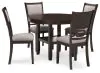 Ashley Furniture D422-225 Langwest - Dining Room Table Set (Set of 5) - Brown