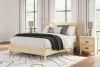 Ashley Furniture EB2444B2 Cabinella - Queen Platform Panel Bed - Tan