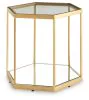 Ashley Furniture A4000661 Veerwick - Accent Cocktail Table - Gold Finish