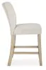 Ashley Furniture PCD575-124 Larawyn - Upholstered Barstool (Set of 2) - Bisque
