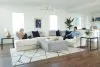 Jackson Furniture Industries 2470/30/72/75/28-21 Jackson Furniture Industries 2470/30/72/75/28-21 Polaris - 3 Piece Sectional With Comfort Coil Seating, 9 Included Accent Pillows And Included Cocktail Ottoman (Left Side Facing Chaise) - Sugar