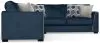 Jackson Furniture Industries 2223/63/59/73-68 Jetson - 3 Piece Sectional With Comfort Coil Seat Cushions And 6 Included Accent Pillows - Nile
