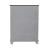 Liberty Furniture 237-BR41 River Place - 6 Drawer Chest - Riverstone White & Tobacco