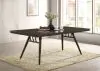 CoasterEssence 115271 Wes - Rectangular Wood Dining Table - Dark Walnut