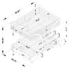 CoasterElevations 460078 Stephan - Metal Full Over Full Bunk Bed - Gunmetal