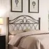 CoasterEssence 300186QF Zola - Metal Queen / Full Open Frame Headboard - Brown