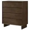Coaster Fine Furniture 225015 Glenwood - 4-Drawer Chest Of Drawers - Warm Brown