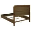 Coaster Fine Furniture 223321Q Maderia - Upholstered Queen Panel Bed - Walnut