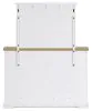 Benchcraft® B844B1 Ashbryn - Dresser And Mirror - White / Natural