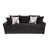 New Classic U1270-30-DGY Sylvie - Sofa With 4 Accent Pillows - Lush Mink Gray