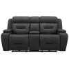 Liberty Furniture 7019CO-22P Liberty Furniture 7019CO-22P Chapman - Loveseat With Console P2 & ZG - Aline Coal