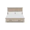 Riverside Furniture 79280-79283-79274 Riverside Furniture 79280-79283-79274 Bennett - King Storage Bed - Frosted Gray