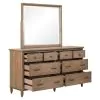 Liberty Furniture 866-BR-KCPB Hickory Grove - California King Panel Bed - Heirloom Brown