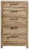 Ashley Furniture B1050-46 Hyanna - Five Drawer Chest - Tan Brown