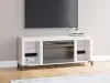 Ashley Furniture W2722-168 Brollevi - TV Stand With Fireplace - White