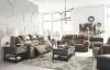 Ashley Furniture 39905/87/96/98 Ashley Furniture 39905/87/96/98 Stoneland - 3 Pc. - Power Sofa, Loveseat, Rocker Recliner - Fossil