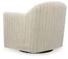 Ashley Furniture A3000817 Valwick - Swivel Accent Chair - Cream / Brown