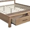 New Classic 00-B2123S-100 Anika - Storage 6/6 Eastern King Bed Only - White / Natural