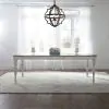 Liberty Furniture 244-DR-O5RLS Liberty Furniture 244-DR-O5RLS Magnolia Manor - 5 Piece Rectangular Table Set (Shaped Back Chairs) - Antique White