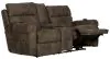 Jackson Furniture Industries 63019-1301/28-1302/28 Tranquility - Power Headrest Power Lay Flat Reclining Cons Loveseat With CR3 Heat / Massage / Lumbar - Pewter
