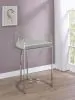 CoasterElevations 183406 Thermosolis - Clear Acrylic Bar Chair (Set of 2) - Chrome