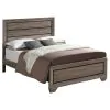 CoasterEveryday 204191Q-S4 Kauffman - 4 Piece Queen Bedroom Set - Washed Taupe